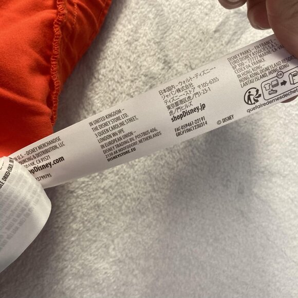 Disney Parks Wide Leg Minnie Mouse Lounge Pants Womens 3X Red Orange Patch Comfy - Picture 14 of 16